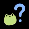 ❔ Эмодзи «() Cute Frog» для Telegram