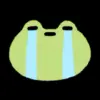 😭 Эмодзи «() Cute Frog» для Telegram