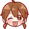 😜 Эмодзи «Cute Girl ()» для Telegram