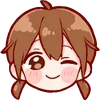 😉 Эмодзи «Cute Girl ()» для Telegram