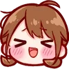 😆 Эмодзи «Cute Girl ()» для Telegram