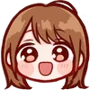 😳 Эмодзи «Cute Girl ()» для Telegram