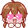 😍 Эмодзи «Cute Girl ()» для Telegram