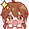 🤩 Эмодзи «Cute Girl ()» для Telegram