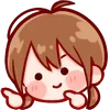 😏 Эмодзи «Cute Girl ()» для Telegram