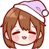 😪 Эмодзи «Cute Girl ()» для Telegram