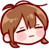 😐 Эмодзи «Cute Girl ()» для Telegram