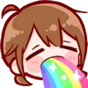 🌈 Эмодзи «Cute Girl ()» для Telegram
