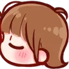 ❤️ Эмодзи «Cute Girl ()» для Telegram