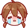 😭 Эмодзи «Cute Girl ()» для Telegram