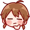 🤔 Эмодзи «Cute Girl ()» для Telegram