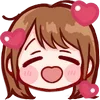 🥰 Эмодзи «Cute Girl ()» для Telegram