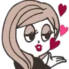 💞 Эмодзи «Cute Girls» для Telegram