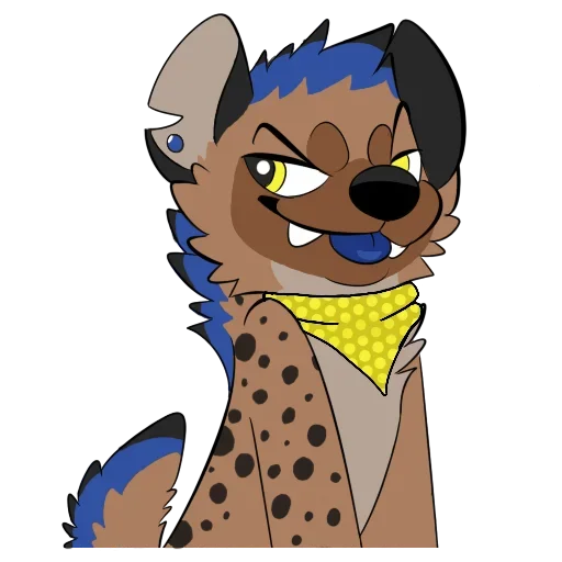 🥰 Стикер «Cute Hyena» для Telegram