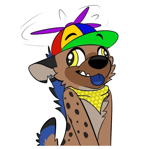 🤪 Стикер «Cute Hyena» для Telegram
