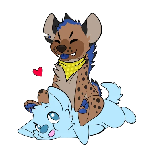 🤪 Стикер «Cute Hyena» для Telegram