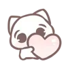 ❤️ Эмодзи «Китик ૮ა» для Telegram