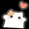 ❤️ Эмодзи «Cute Kitten (•˕ •マ.ᐟ» для Telegram