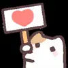❤️ Эмодзи «Cute Kitten (•˕ •マ.ᐟ» для Telegram