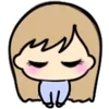 ☺️ Эмодзи «Cute Lady» для Telegram