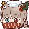 🎄 Эмодзи «Cute Lady» для Telegram