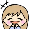 😄 Эмодзи «Cute Lady» для Telegram