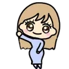 👋 Эмодзи «Cute Lady» для Telegram