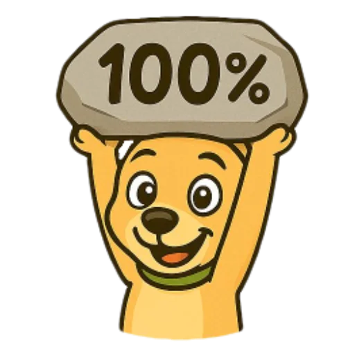 💯 Стикер «Cute Milka» для Telegram