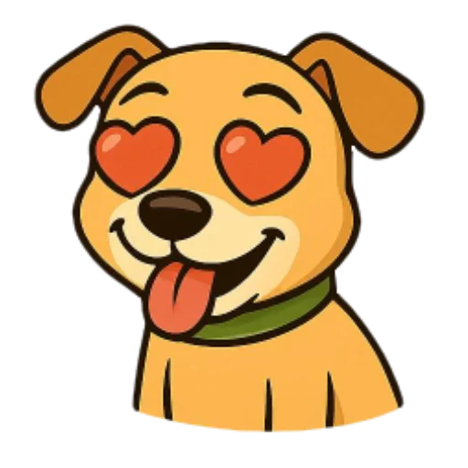 😍 Стикер «Cute Milka» для Telegram