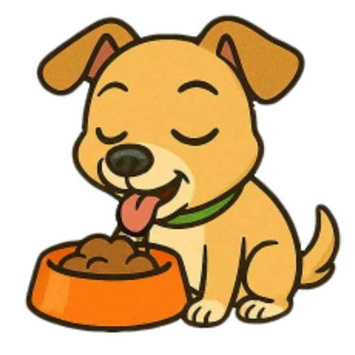 🍴 Стикер «Cute Milka» для Telegram