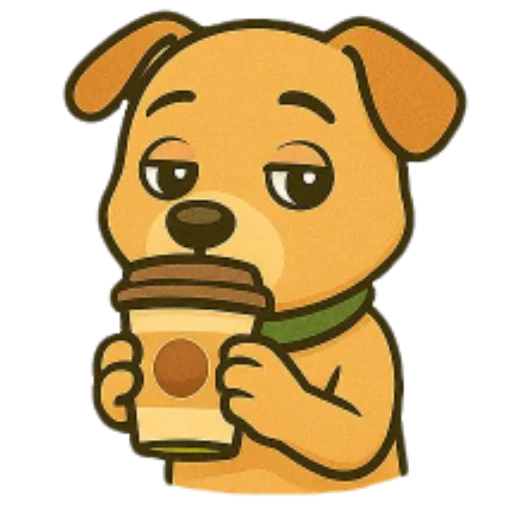 ☕️ Стикер «Cute Milka» для Telegram