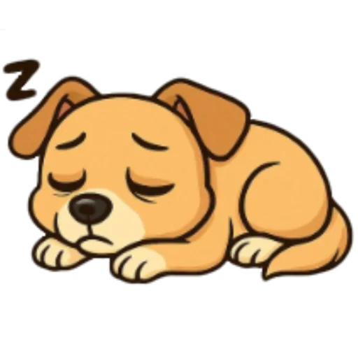 😴 Стикер «Cute Milka» для Telegram
