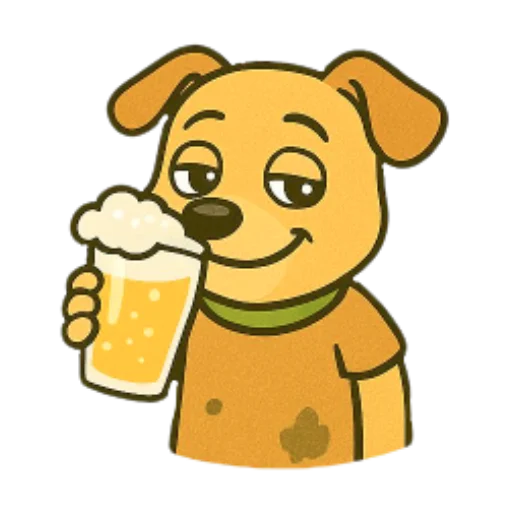 🍻 Стикер «Cute Milka» для Telegram
