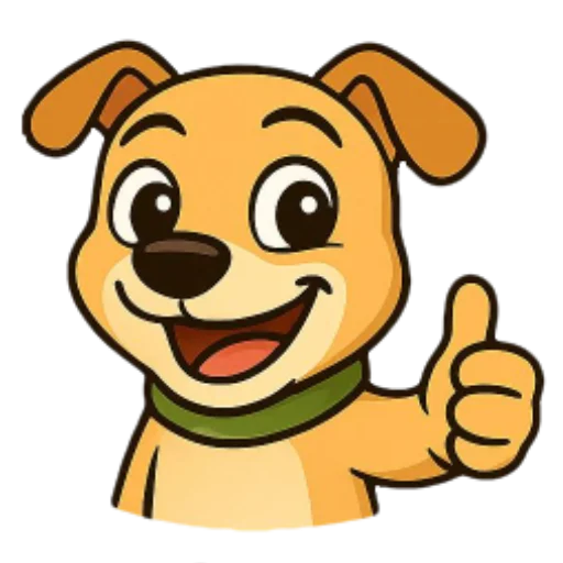 👍 Стикер «Cute Milka» для Telegram