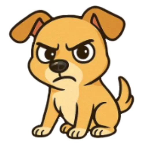 😠 Стикер «Cute Milka» для Telegram