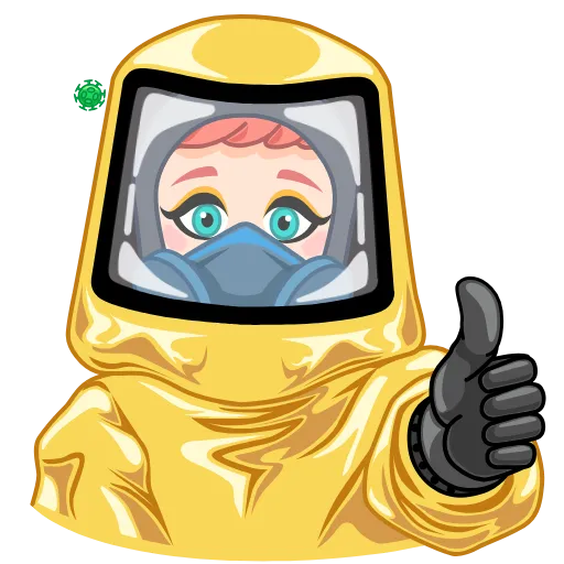 👍 Эмодзи «Cute Nurse» для Telegram