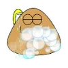 🛁 Эмодзи «🥰 Набор эмоджи с милым Пу из игры «Pou»» для Telegram