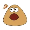 🍕 Эмодзи «🥰 Набор эмоджи с милым Пу из игры «Pou»» для Telegram
