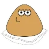 😏 Эмодзи «🥰 Набор эмоджи с милым Пу из игры «Pou»» для Telegram