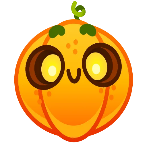 ➕ Эмодзи «Cute Pumpkin Emoji» для Telegram
