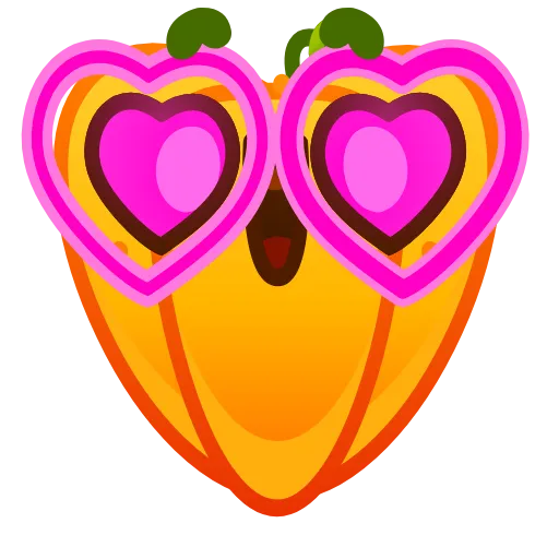 😍 Эмодзи «Cute Pumpkin Emoji» для Telegram