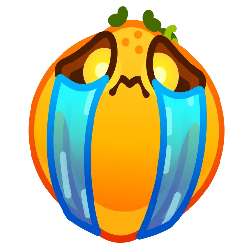 😭 Эмодзи «Cute Pumpkin Emoji» для Telegram