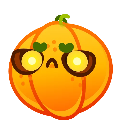⛔️ Эмодзи «Cute Pumpkin Emoji» для Telegram