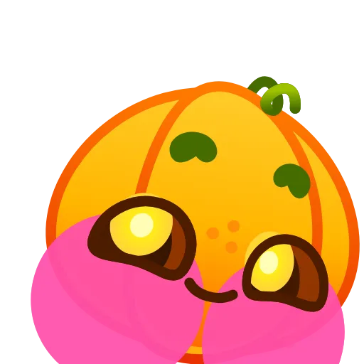 😊 Эмодзи «Cute Pumpkin Emoji» для Telegram