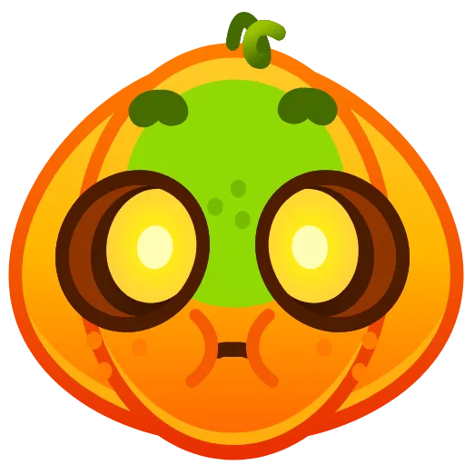 🤮 Эмодзи «Cute Pumpkin Emoji» для Telegram