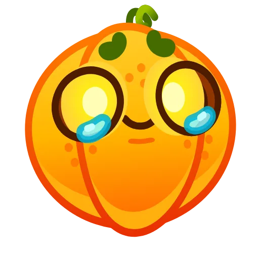 🥹 Эмодзи «Cute Pumpkin Emoji» для Telegram