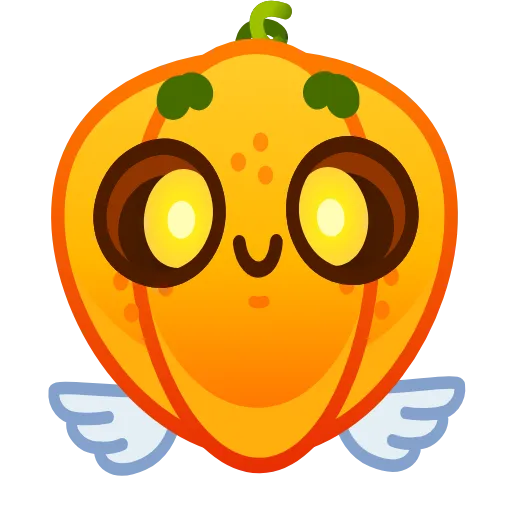 😇 Эмодзи «Cute Pumpkin Emoji» для Telegram