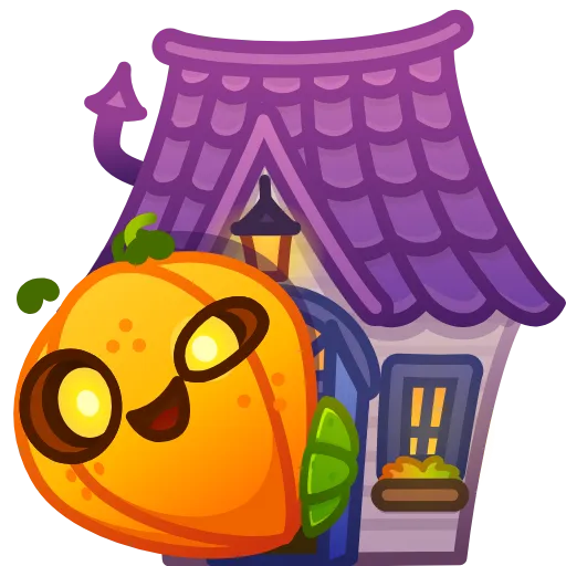 🏠 Эмодзи «Cute Pumpkin Emoji» для Telegram