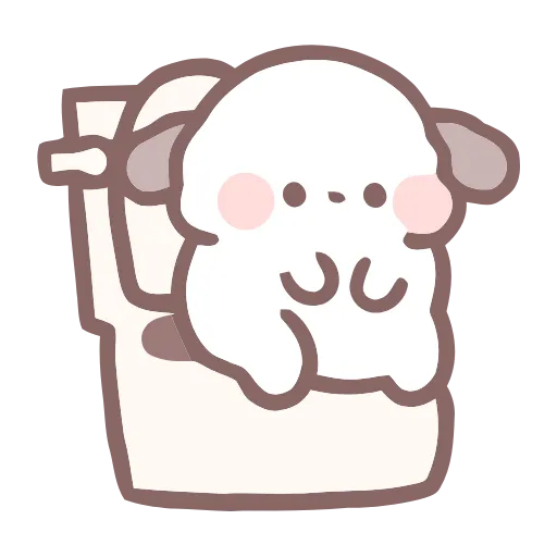 🐶 Эмодзи «Cute Dog -» для Telegram