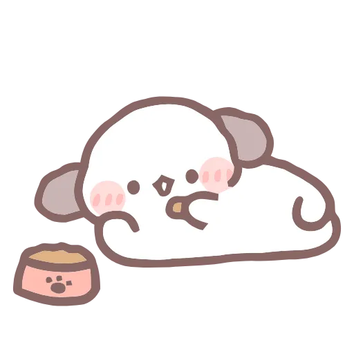 🐶 Эмодзи «Cute Dog -» для Telegram